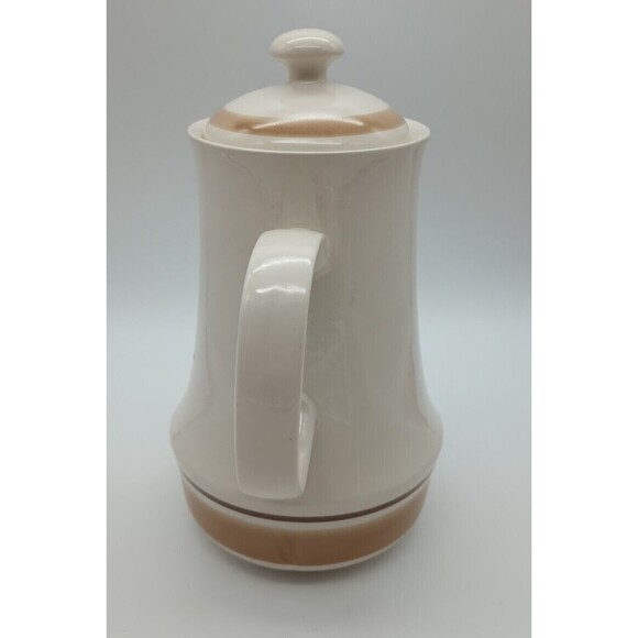 Water Colors Hand Decorated Stoneware Hearthside Coffee/Tea Pot - Picture 2 of 9